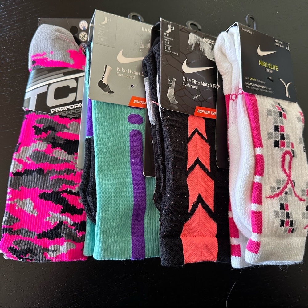 Nike Basketball Multicolor Socks Set
